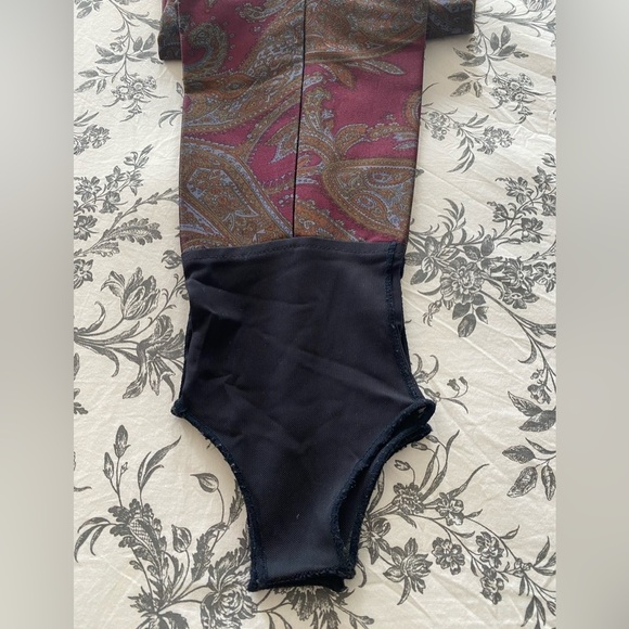 Bogner Ski Pants with Retro Vintage Paisley Design Size 8R - Picture 6 of 12